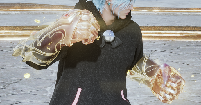 Earth Theostone cosmetic weapon glow. See the labeled text legend for screenshot values and uncertainties.